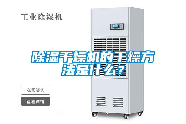 除濕干燥機(jī)的干燥方法是什么？