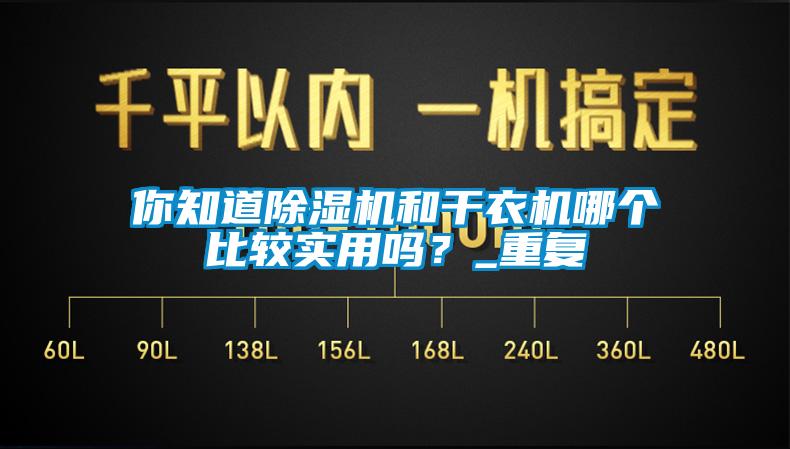 你知道除濕機和干衣機哪個比較實用嗎？_重復