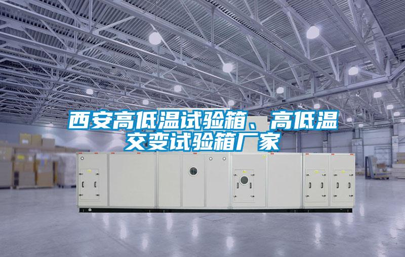 西安高低溫試驗箱、高低溫交變試驗箱廠家