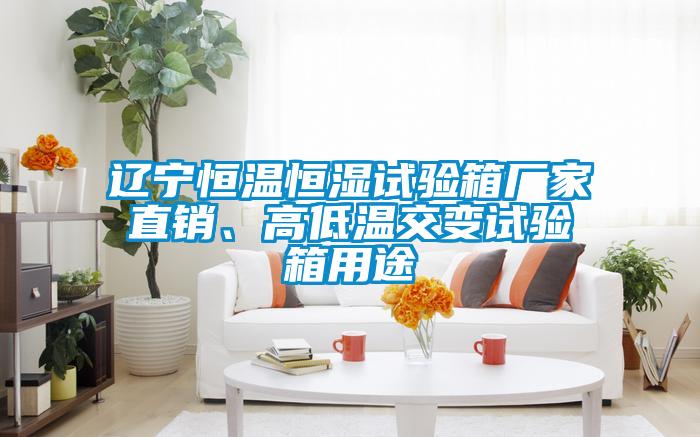 遼寧恒溫恒濕試驗(yàn)箱廠家直銷、高低溫交變?cè)囼?yàn)箱用途