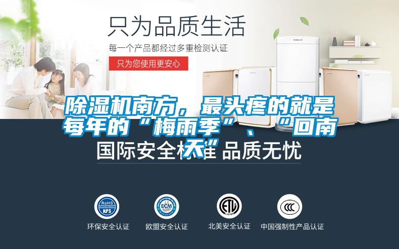 除濕機(jī)南方，最頭疼的就是每年的“梅雨季”、“回南天”