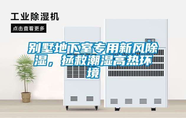 別墅地下室專用新風(fēng)除濕，拯救潮濕高熱環(huán)境