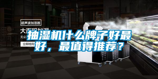 抽濕機(jī)什么牌子好最好，最值得推薦？