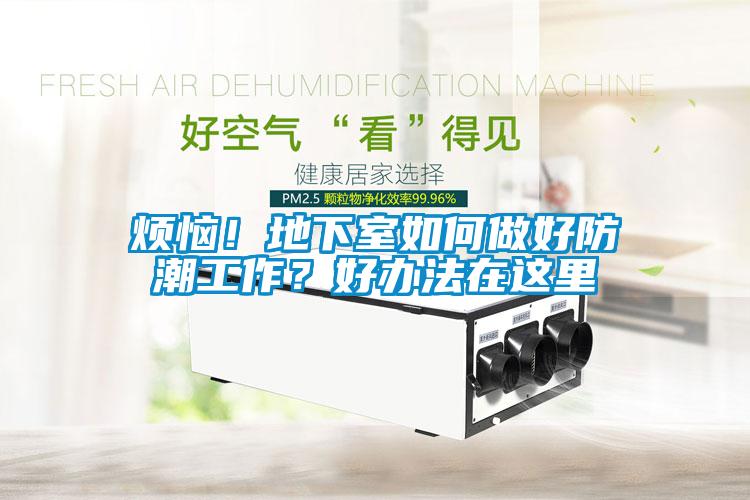 煩惱！地下室如何做好防潮工作？好辦法在這里