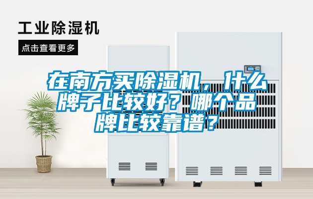在南方買除濕機，什么牌子比較好？哪個品牌比較靠譜？