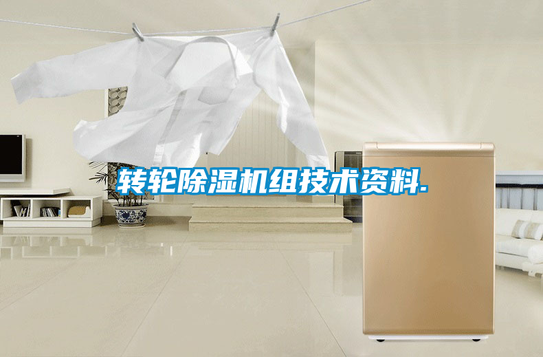 轉(zhuǎn)輪除濕機組技術(shù)資料.