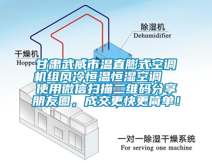 甘肅武威市溫直膨式空調(diào)機(jī)組風(fēng)冷恒溫恒濕空調(diào)  使用微信掃描二維碼分享朋友圈，成交更快更簡單！