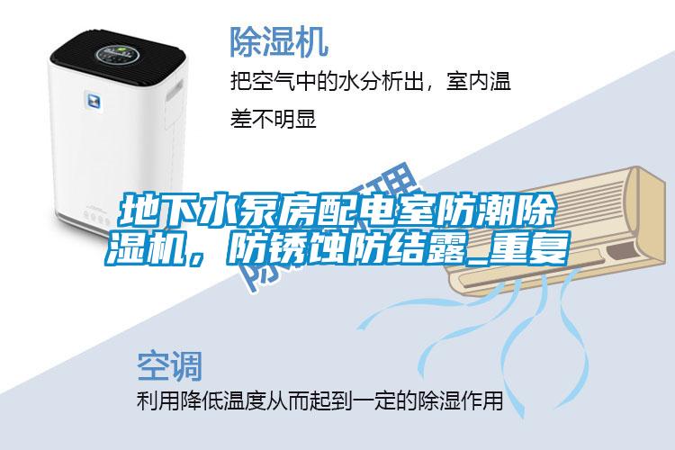 地下水泵房配電室防潮除濕機(jī)，防銹蝕防結(jié)露_重復(fù)
