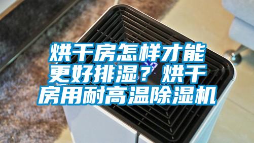 烘干房怎樣才能更好排濕？烘干房用耐高溫除濕機(jī)