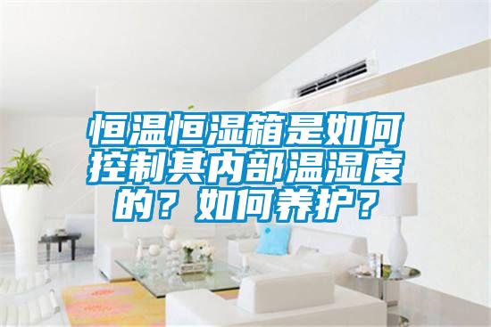 恒溫恒濕箱是如何控制其內(nèi)部溫濕度的？如何養(yǎng)護(hù)？