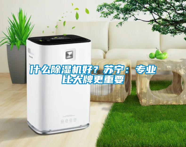 什么除濕機好？蘇寧：專業(yè)比大牌更重要