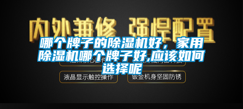 哪個牌子的除濕機好，家用除濕機哪個牌子好,應(yīng)該如何選擇呢