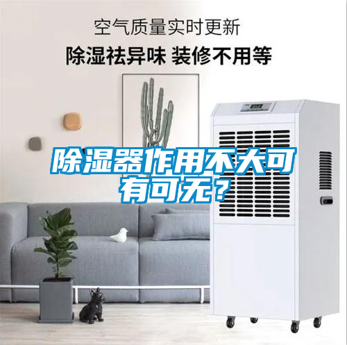 除濕器作用不大可有可無？