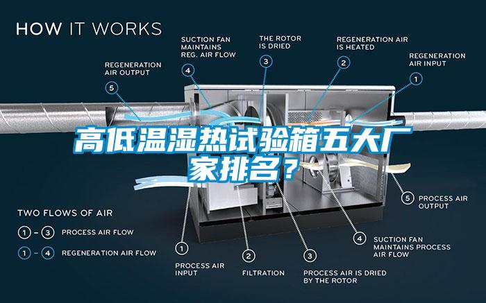 高低溫濕熱試驗(yàn)箱五大廠家排名？