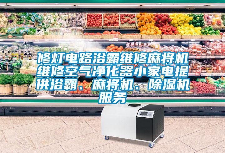 修燈電路浴霸維修麻將機維修空氣凈化器小家電提供浴霸、麻將機、除濕機服務(wù)