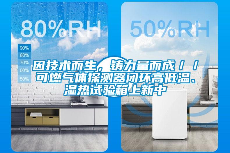 因技術(shù)而生，鑄力量而成／／可燃?xì)怏w探測器閉環(huán)高低溫、濕熱試驗(yàn)箱上新中