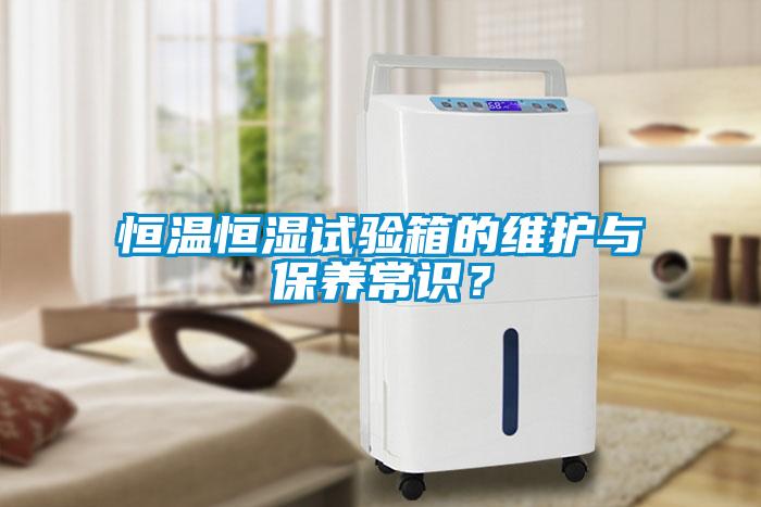 恒溫恒濕試驗箱的維護與保養(yǎng)常識？