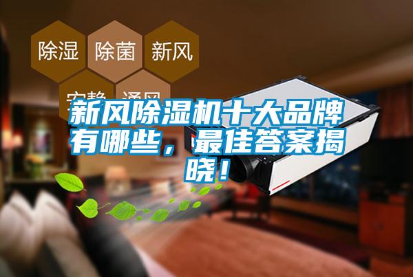 新風(fēng)除濕機十大品牌有哪些，最佳答案揭曉！