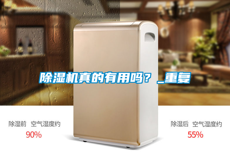 除濕機真的有用嗎？_重復