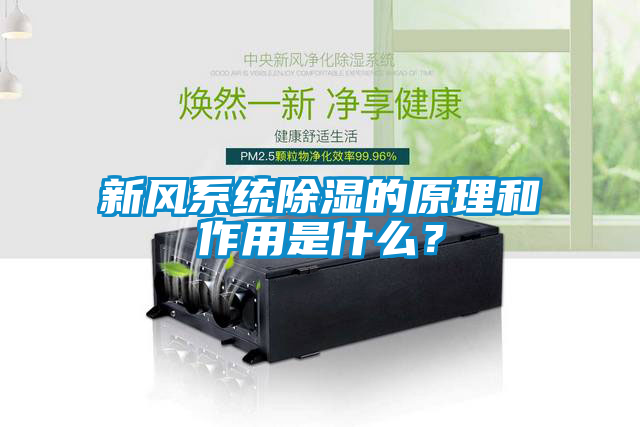 新風系統(tǒng)除濕的原理和作用是什么？