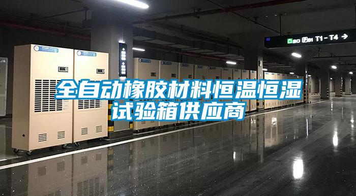 全自動(dòng)橡膠材料恒溫恒濕試驗(yàn)箱供應(yīng)商