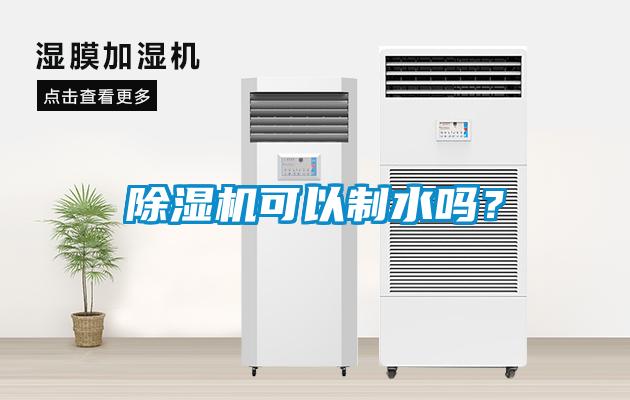 除濕機(jī)可以制水嗎？