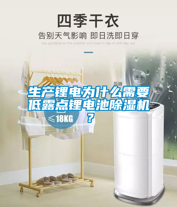 生產(chǎn)鋰電為什么需要低露點鋰電池除濕機？