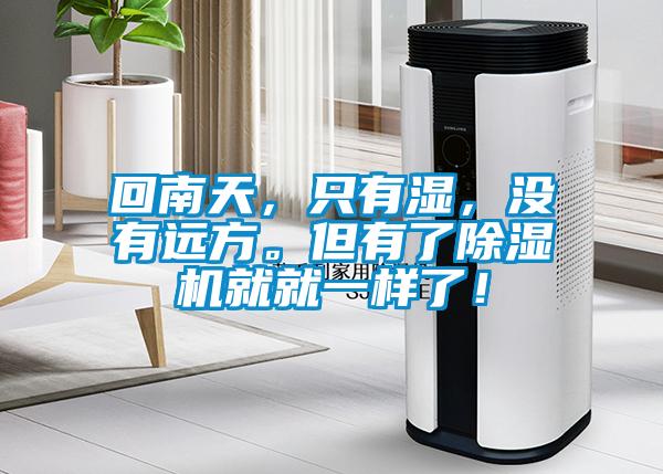 回南天，只有濕，沒有遠(yuǎn)方。但有了除濕機就就一樣了！