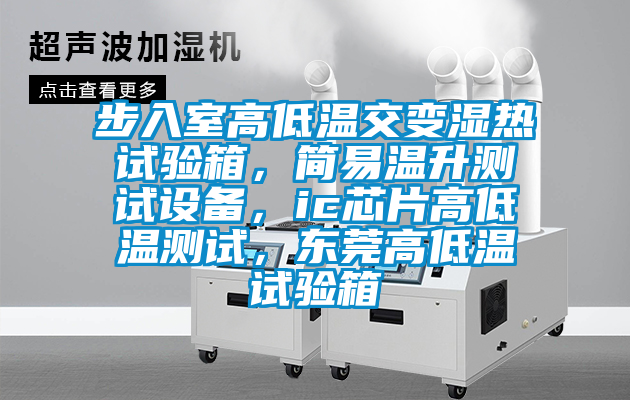 步入室高低溫交變濕熱試驗箱，簡易溫升測試設(shè)備，ic芯片高低溫測試，東莞高低溫試驗箱