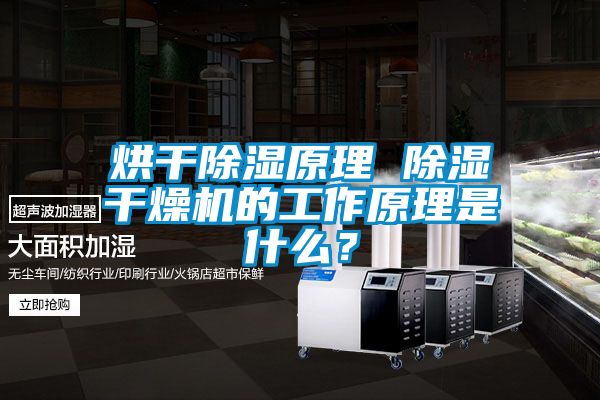 烘干除濕原理 除濕干燥機的工作原理是什么？