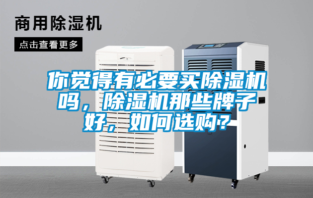 你覺(jué)得有必要買(mǎi)除濕機(jī)嗎，除濕機(jī)那些牌子好，如何選購(gòu)？