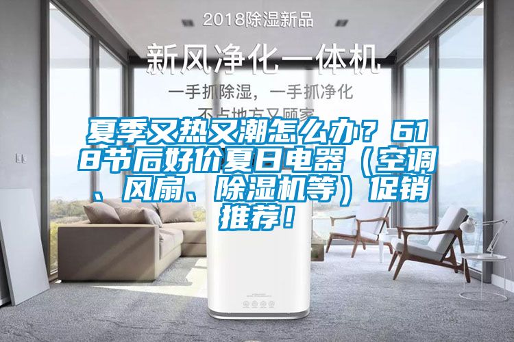 夏季又熱又潮怎么辦？618節(jié)后好價夏日電器（空調(diào)、風扇、除濕機等）促銷推薦！