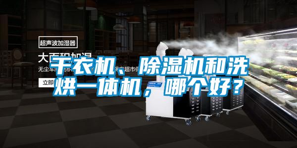 干衣機(jī)、除濕機(jī)和洗烘一體機(jī)，哪個好？