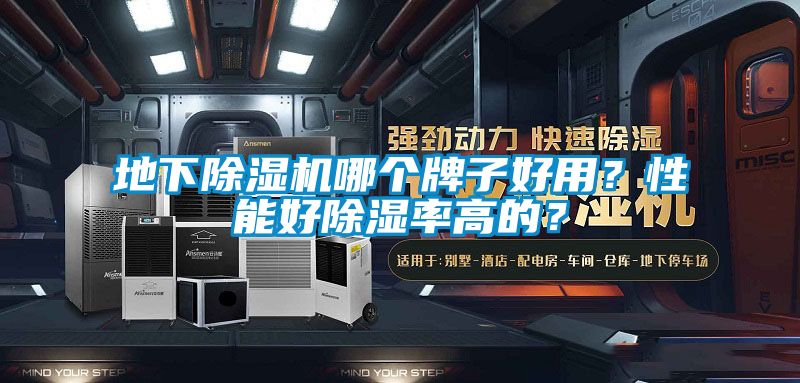 地下除濕機哪個牌子好用？性能好除濕率高的？