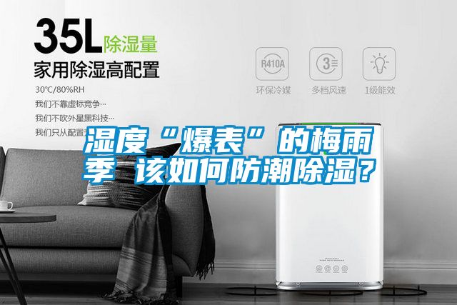 濕度“爆表”的梅雨季 該如何防潮除濕？