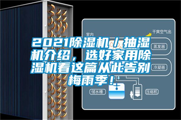 2021除濕機(jī)／抽濕機(jī)介紹，選好家用除濕機(jī)看這篇從此告別梅雨季！